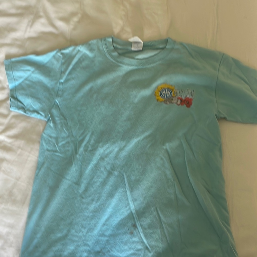 Girls blue Texas floral shirt